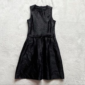 Theory black knee length dress size 2